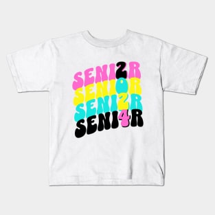 Retro bright Seniors 2024 T-shirt Kids T-Shirt